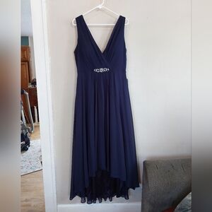 Eliza J Sz 14 Navy Gown